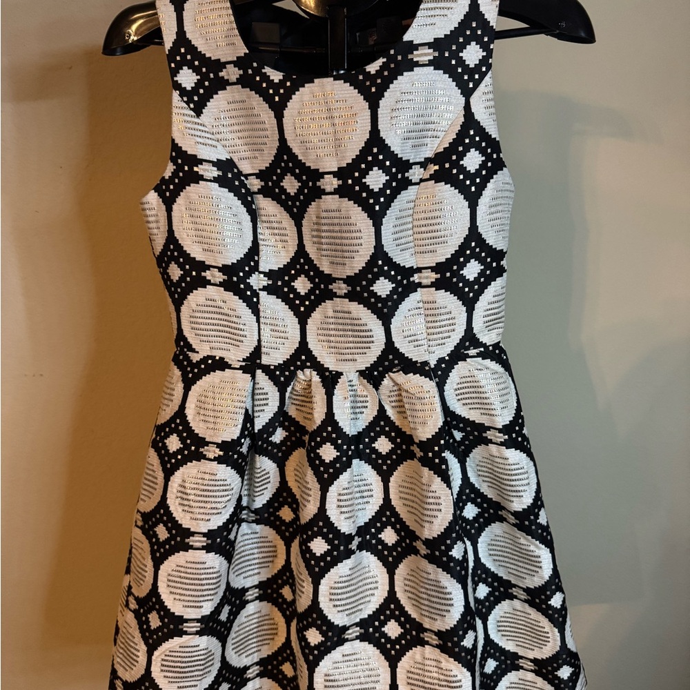 Choklate in Paris Black & Gold Dress